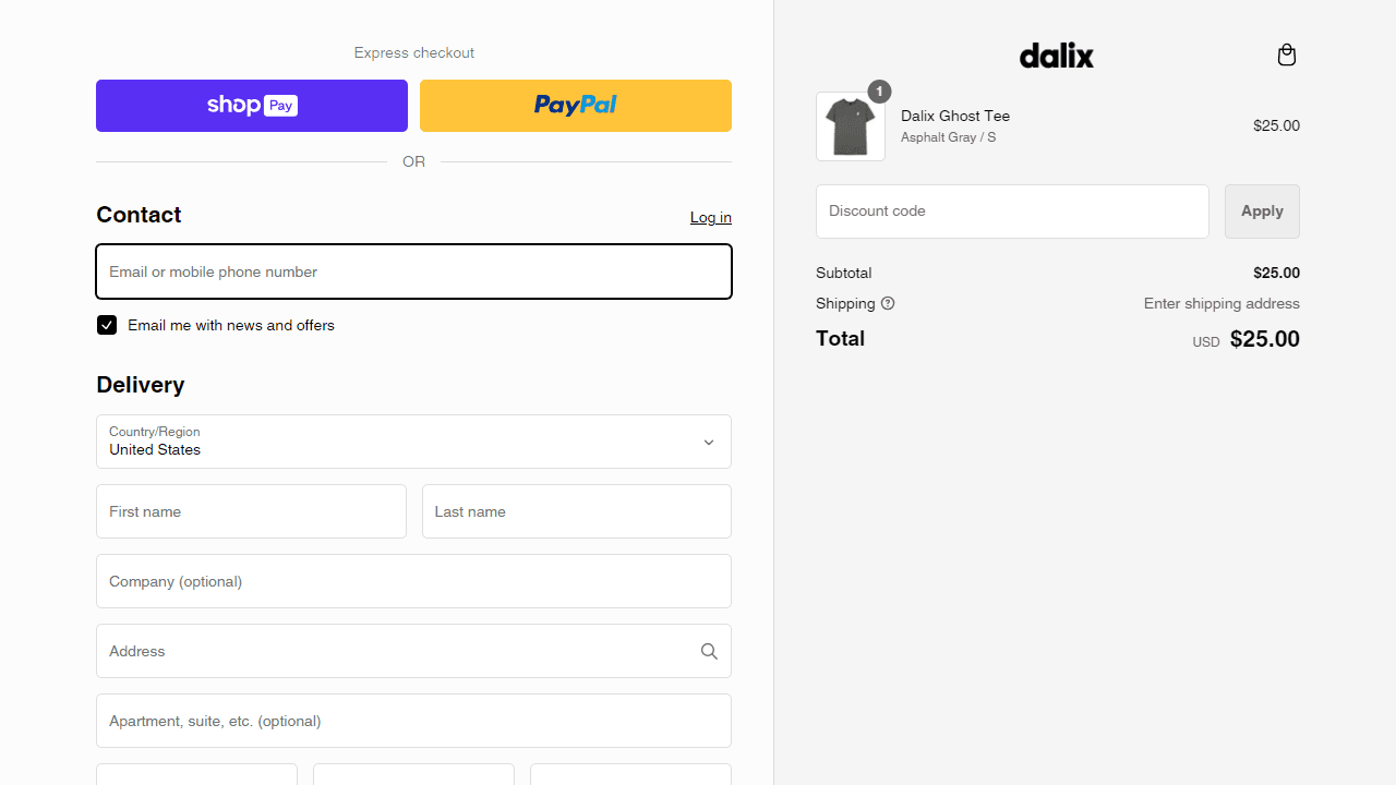 How to apply Dalix coupon code